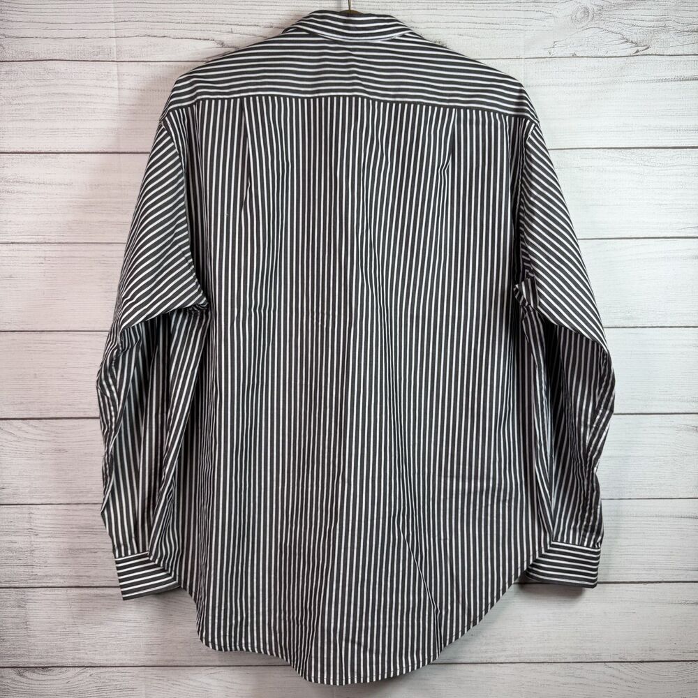 MAMENE Striped Button Down Shirt Oversize Top Blouse Women’s Size 1 - Picture 4 of 6